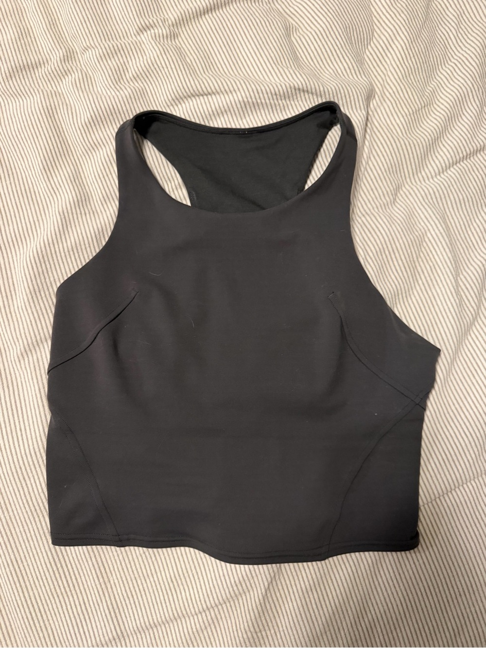 lululemon athletica Black High-Neck Racerback Top